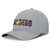Men's Nike  Gray San Diego Padres Primetime Rise Dri-FIT Flex Hat