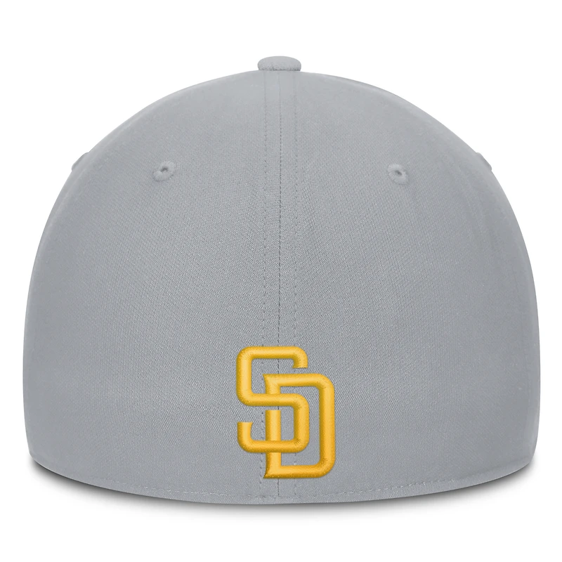 Casquette Nike Primetime Rise Dri-FIT Flex grise pour homme