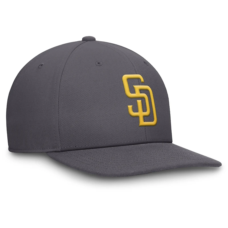 Men's Nike Gray San Diego Padres Pro Performance Snapback Hat