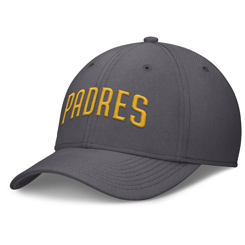 Men's Nike Gray San Diego Padres Swoosh Performance Flex Hat