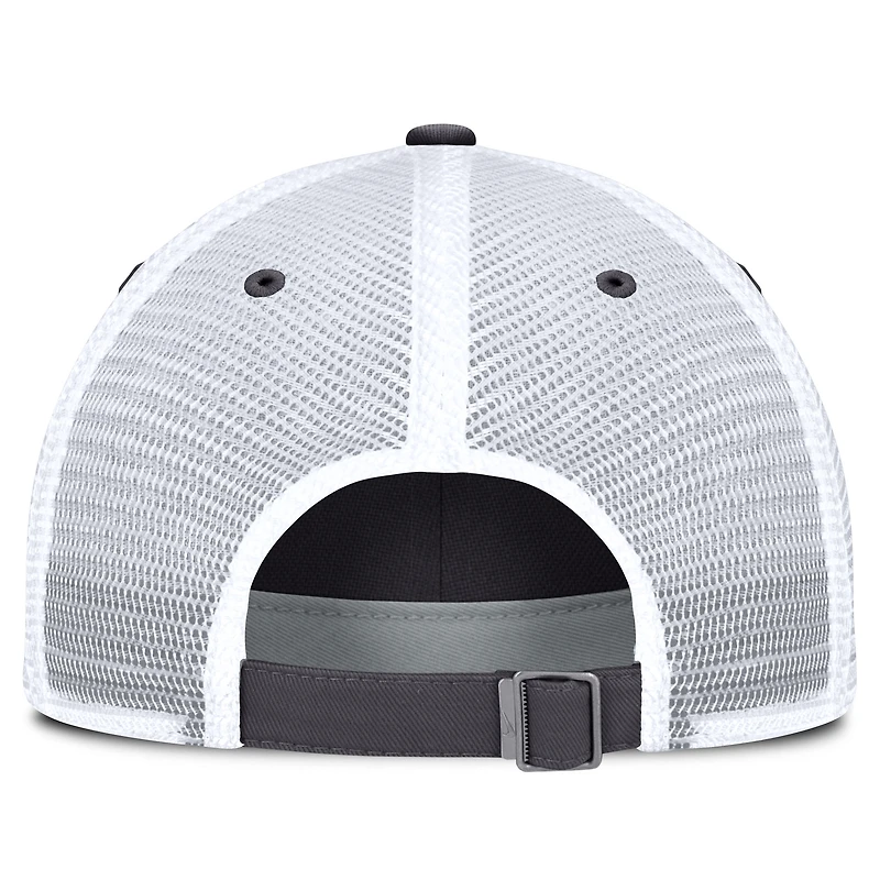 Men's Nike Gray San Diego Padres Wordmark Club Adjustable Trucker Hat