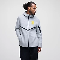 Men's Nike Heather Gray San Diego Padres Tech Fleece Raglan Full-Zip Windrunner Hoodie