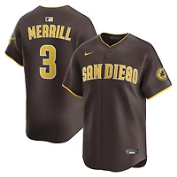 Maillot de joueur alternatif Nike Jackson Merrill blanc des San Diego Padres pour homme
