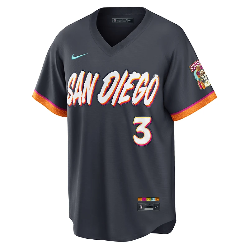 Men's Nike Jackson Merrill Obsidian San Diego Padres 2026 City Connect Stadium Jersey