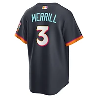 Men's Nike Jackson Merrill Obsidian San Diego Padres 2026 City Connect Stadium Jersey