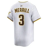 Maillot de joueur alternatif Nike Jackson Merrill blanc des San Diego Padres pour homme