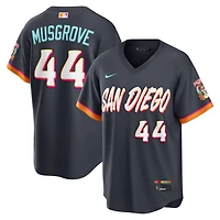 Men's Nike Joe Musgrove Obsidian San Diego Padres 2026 City Connect Stadium Jersey