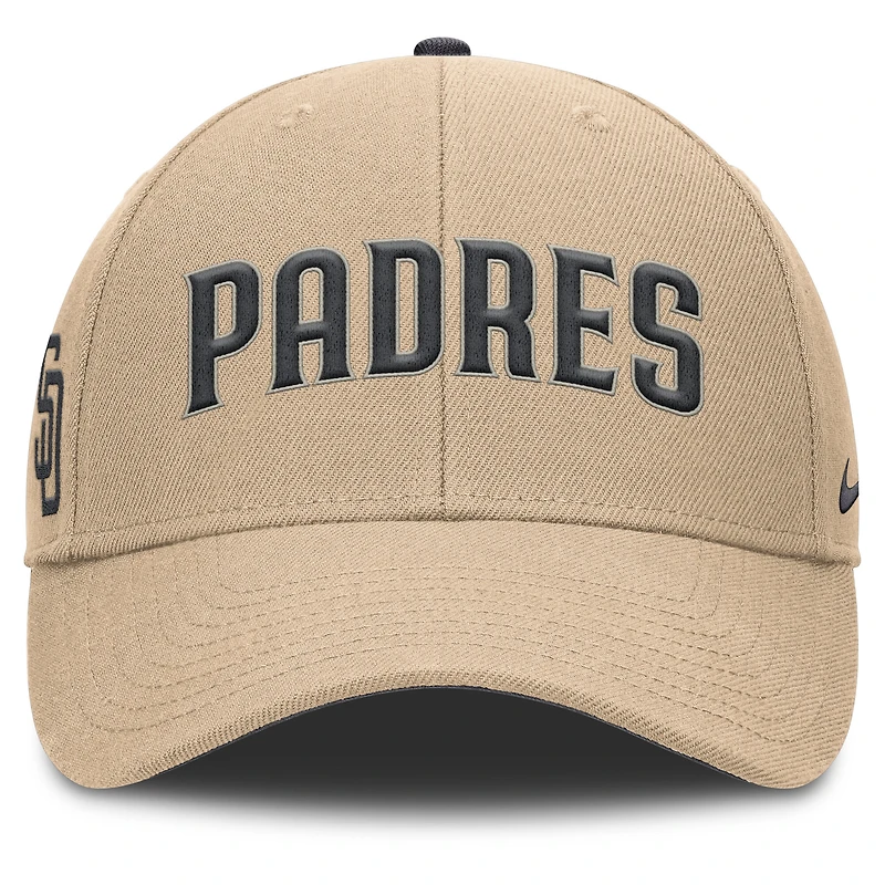 Casquette ajustable Nike kaki San Diego Padres Rise pour homme