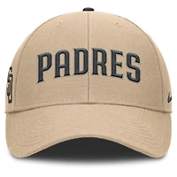 Casquette ajustable Nike kaki San Diego Padres Rise pour homme