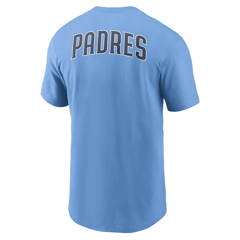 Men's Nike  Light Blue San Diego Padres Record Shattered T-Shirt
