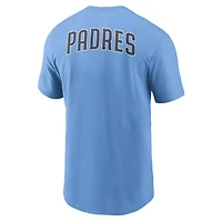 Men's Nike  Light Blue San Diego Padres Record Shattered T-Shirt