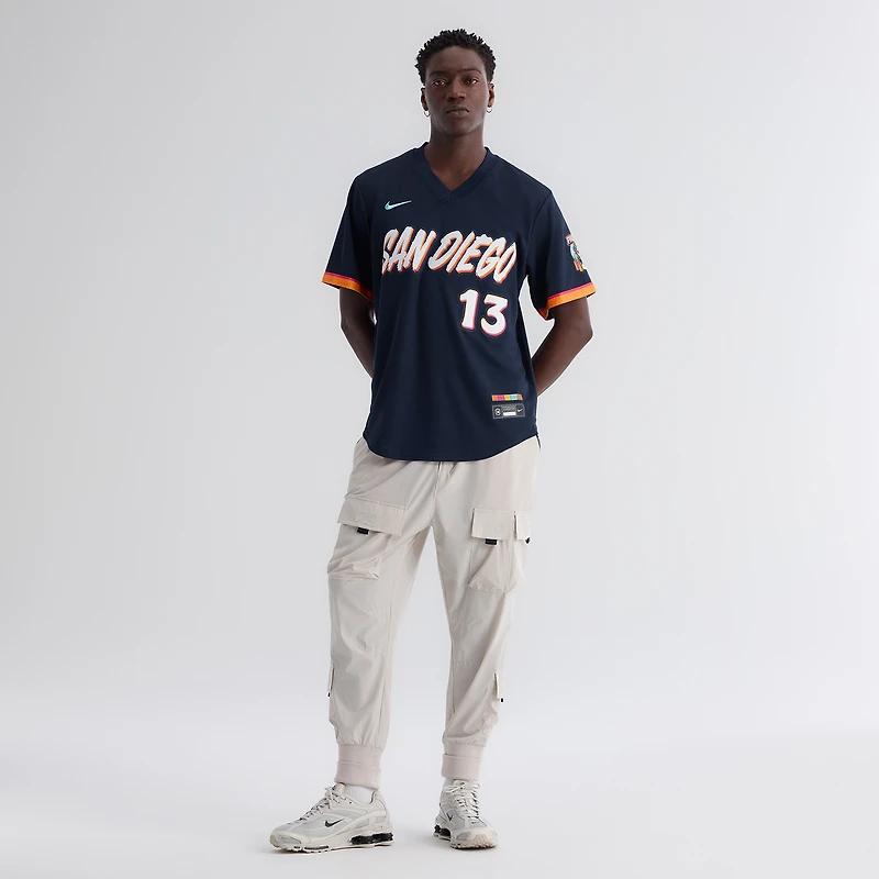 Men's Nike Manny Machado Obsidian San Diego Padres 2026 City Connect Stadium Jersey
