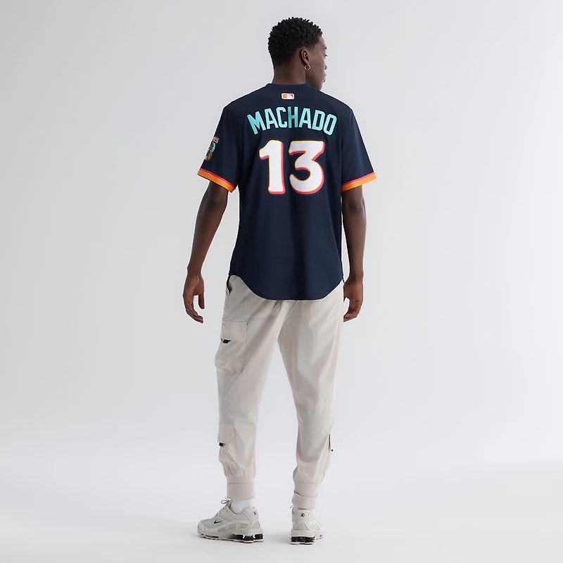 Men's Nike Manny Machado Obsidian San Diego Padres 2026 City Connect Stadium Jersey