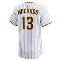 Men's Nike Manny Machado White San Diego Padres Home Elite Player Jersey