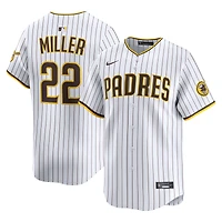 Maillot de joueur Nike Mason Miller blanc des Padres San Diego à domicile en édition limitée pour homme