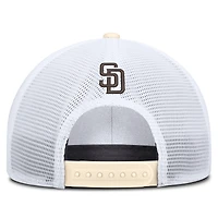 Men's Nike Natural/White San Diego Padres Rise Dri-FIT Trucker Adjustable Hat​