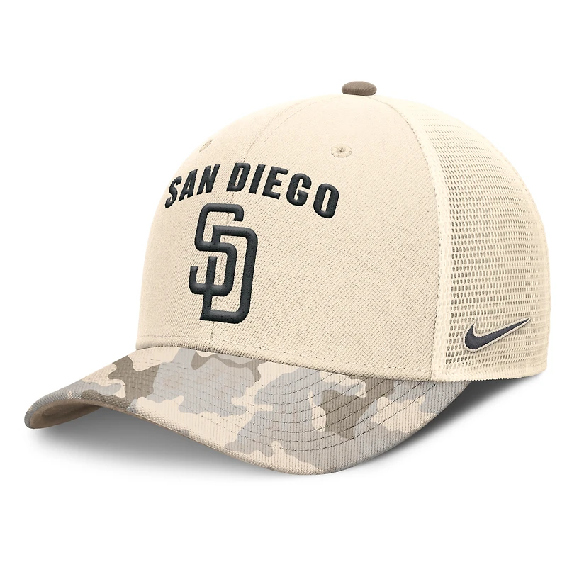 V110793 Padres 15A MLB NIK Camo Natural Pack Rise structuré réglable Hatmenstr NB04-15A-PYP-D7W #20