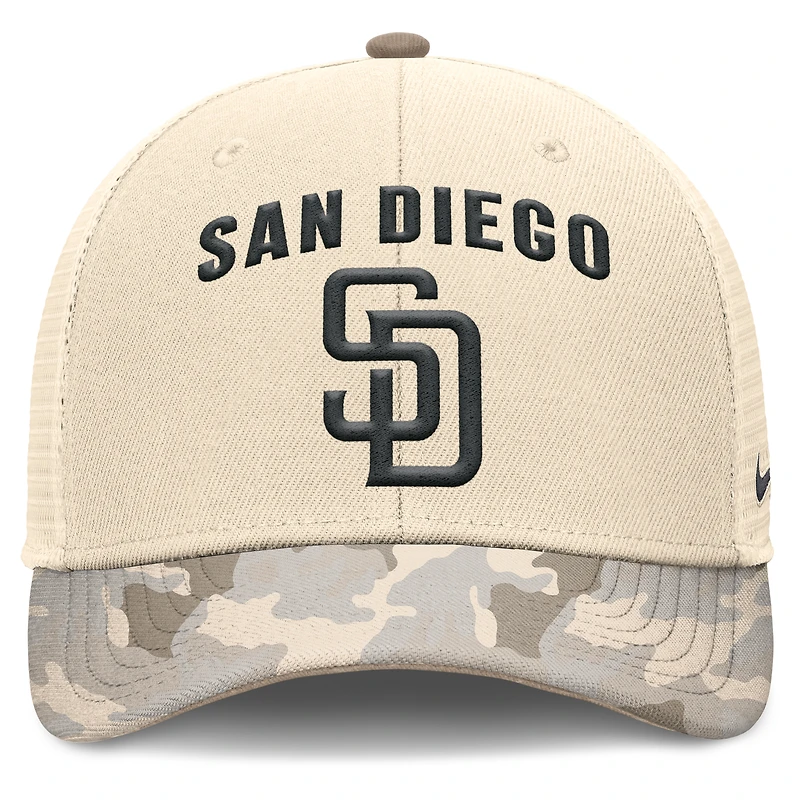 V110793 Padres 15A MLB NIK Camo Natural Pack Rise structuré réglable Hatmenstr NB04-15A-PYP-D7W #20