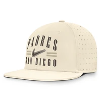 Casquette ajustée Nike True Dri-FIT AeroBill naturelle pour homme, San Diego Padres