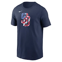 T-shirt Nike Americana bleu marine des Padres de San Diego pour homme