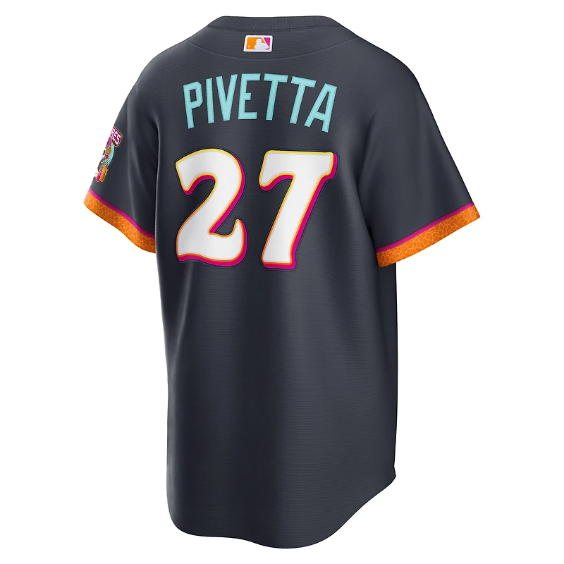 Maillot Nike Nick Pivetta Obsidian San Diego Padres 2026 City Connect Stadium pour homme
