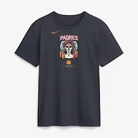 Men's Nike Obsidian San Diego Padres 2026 City Connect Large Logo T-Shirt