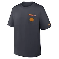 Men's Nike Obsidian San Diego Padres City Connect Max90 Pocket T-Shirt