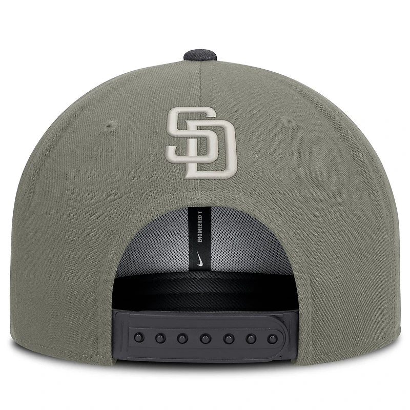 Men's Nike Olive San Diego Padres Pro Dri-FIT Snapback Hat