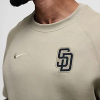 Sweat-shirt Nike Tech Fleece Raglan olive des San Diego Padres pour homme