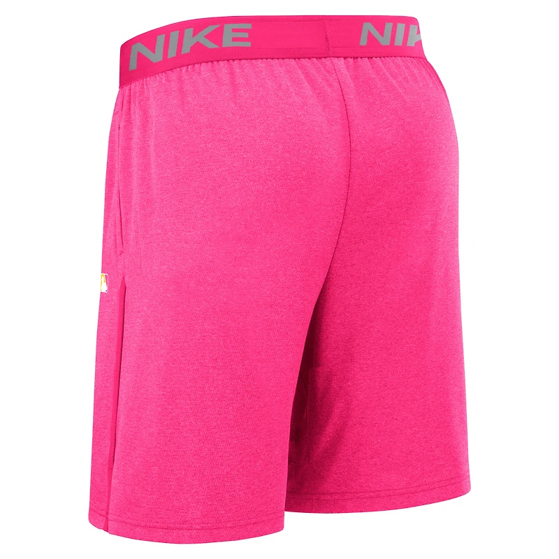 Men's Nike Pink San Diego Padres Authentic Collection City Connect Performance Knit Shorts