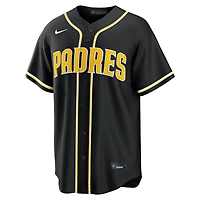 Men's Nike  San Diego Padres Fashion Replica Black Out Jersey