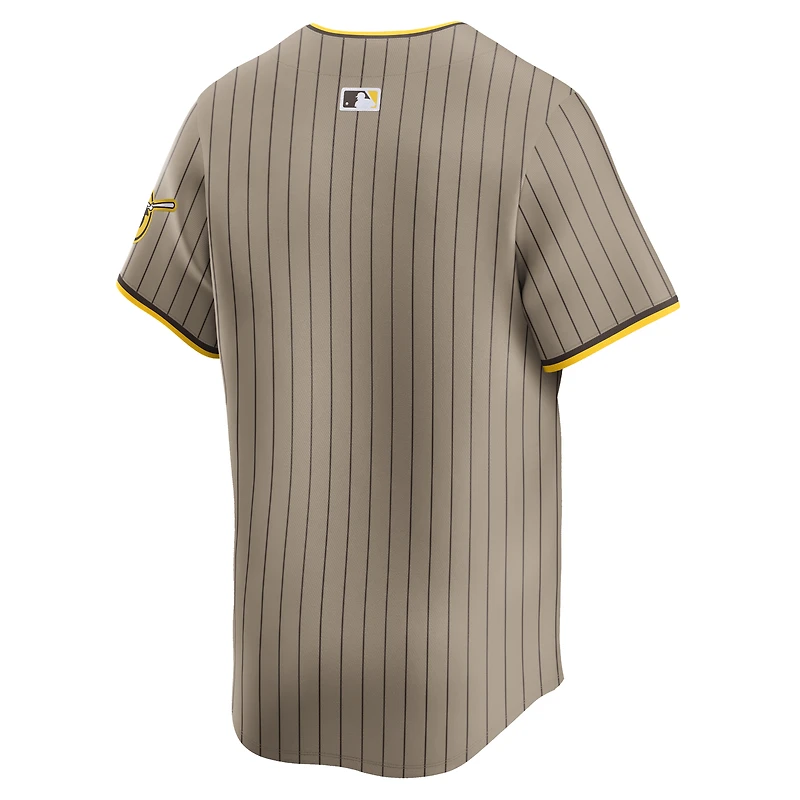 Maillot Nike Sand Alternate Limited pour homme des Padres de San Diego