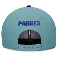 Casquette Nike turquoise pour homme, motif snapback Pro Performance pour la fête des pères, des Padres de San Diego