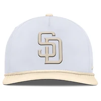 Casquette Nike Pro Performance Snapback blanche/crème des Padres de San Diego pour homme