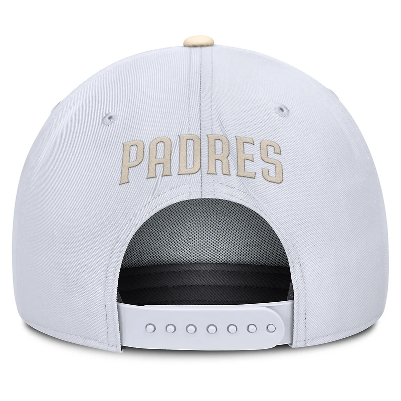 Men's Nike  White/Cream San Diego Padres Pro Performance Snapback Hat