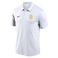 Polo Nike Victory Dri-FIT blanc pour homme des Padres de San Diego Authentic Collection