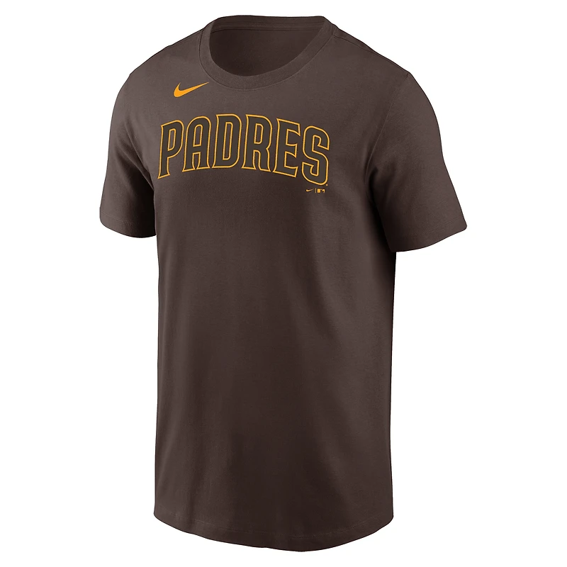 T-shirt Nike pour homme, Xander Bogaerts marron, San Diego Padres, nom et numéro