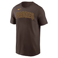 T-shirt Nike pour homme, Xander Bogaerts marron, San Diego Padres, nom et numéro