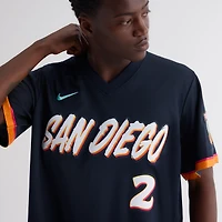 Men's Nike Xander Bogaerts Obsidian San Diego Padres 2026 City Connect Stadium Jersey