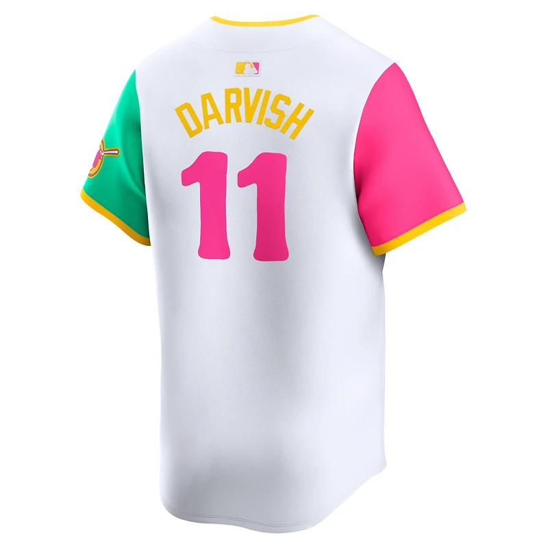 Maillot de joueur Nike Yu Darvish San Diego Padres City Connect Limited pour homme, blanc