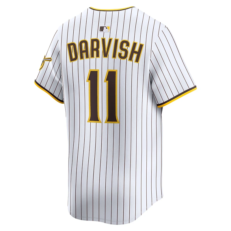 Maillot Nike Yu Darvish blanc à domicile des Padres de San Diego pour homme, édition limitée
