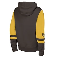 Sweat à capuche zippé colorblock marron Outerstuff pour homme, motif stade des Padres de San Diego
