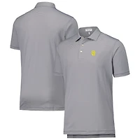 Men's Peter Millar Black San Diego Padres Jubilee Stripe Stretch Jersey Polo