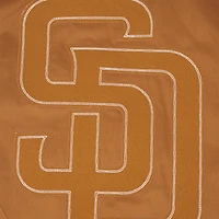 Men's Pro Standard Brown San Diego Padres Paint The City Twill Full-Zip Jacket