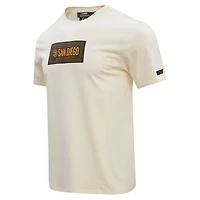 Men's Pro Standard Cream San Diego Padres Club Member Badge T-Shirt