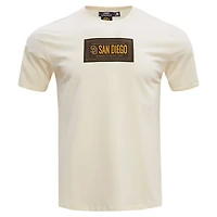 Men's Pro Standard Cream San Diego Padres Club Member Badge T-Shirt