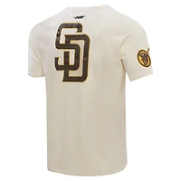 Men's Pro Standard Cream San Diego Padres Club Member Badge T-Shirt