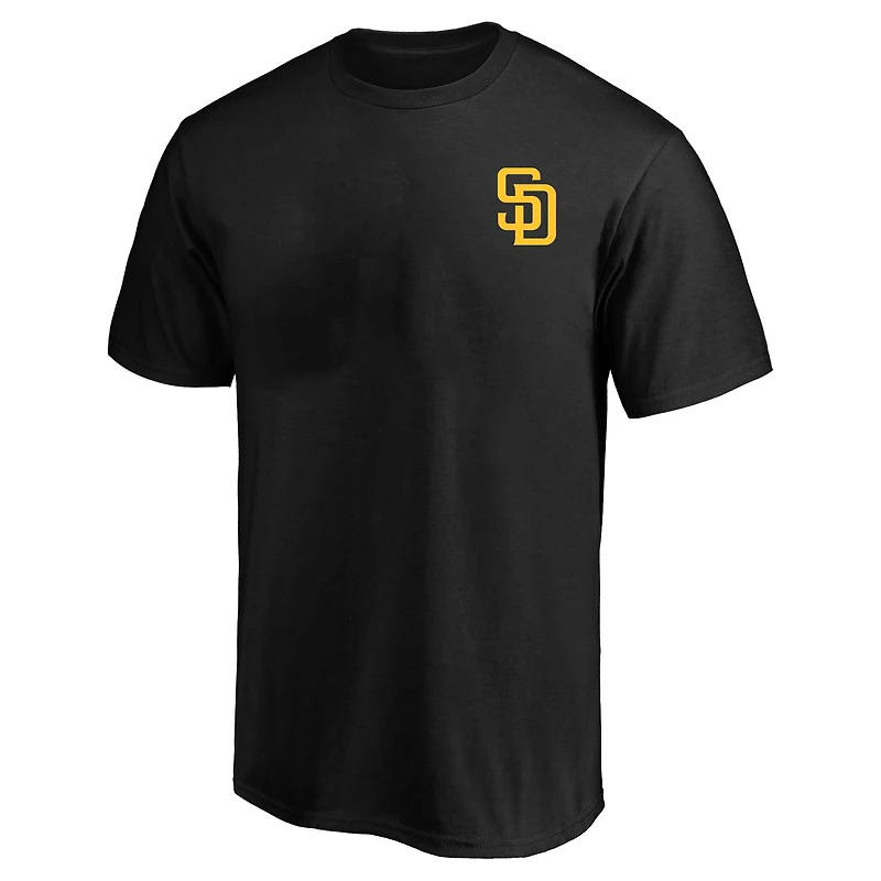 Men's Profile  Black San Diego Padres Big & Tall Two-Sided Graphic T-Shirt