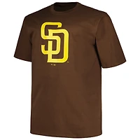 Men's Profile Brown San Diego Padres Big & Tall #1 Dad T-Shirt