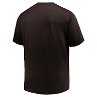 T-shirt marron avec logo principal des San Diego Padres Big & Tall pour hommes